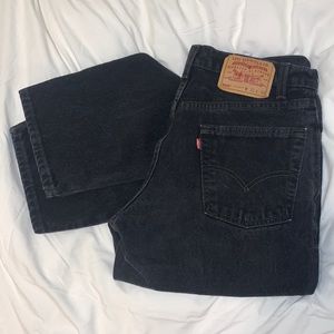 Original Vintage Levi’s 550 W31 L30 in Black! High Waisted